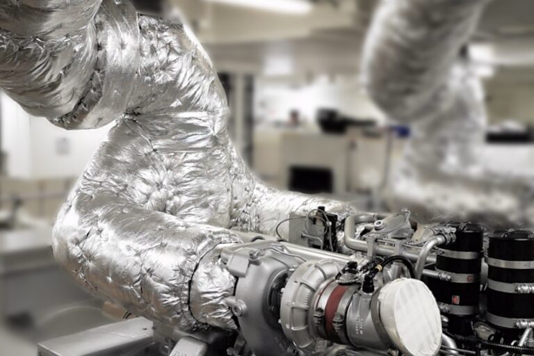 Refit exhaust insulations TIO Yacht Exhaust Systems